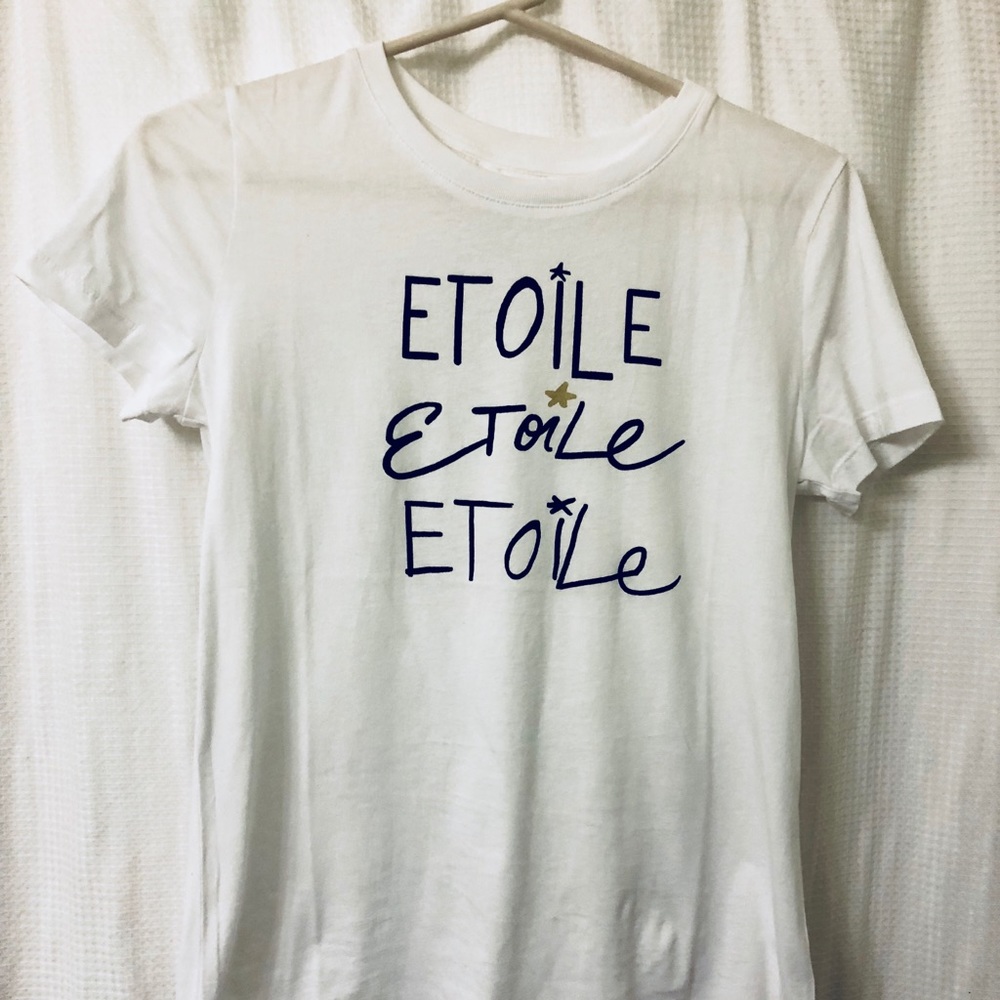 1901 white graphic tee. Size medium. NWOT.